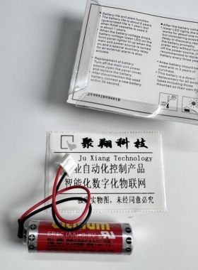 三菱PLC电池ER6C(AA)3.6V三菱FX2N用锂电池F2-40BL电池ER6C AA