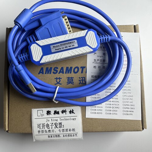 IC690USB901GE90-30,GE90-70 系列 PLC 编程接口电缆,GE编程电缆