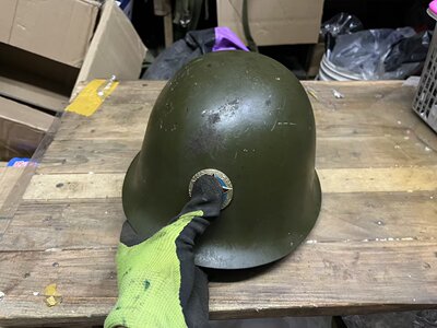 旧货正品80年代85徽版中期大耳80盔头盔防弹钢盔80盔摩托车安全帽