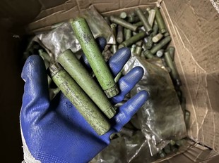 老货保真70年代苏联SKS56半式仓托内油壶单乒保养擦仓细管油壶