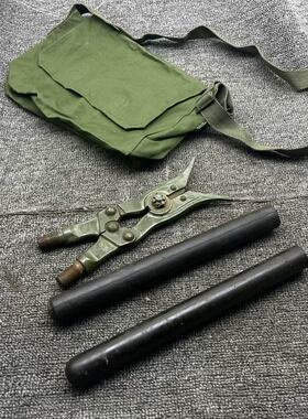 正品60年代65式组合侦查破丝钳工兵钳钢丝钳除障剪刀钳战壕工具钳