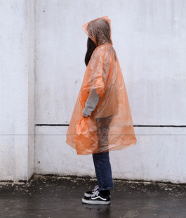 实用多囤!出口 束口成人雨衣男女通用一次性雨披 这个很有用50G