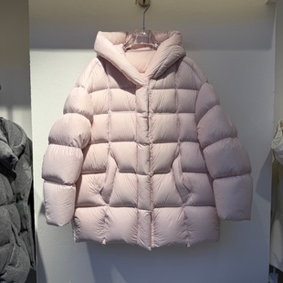 超轻泡芙鹅绒羽绒服保暖显瘦连帽领磁吸扣 流行女装 2025年冬装 新款