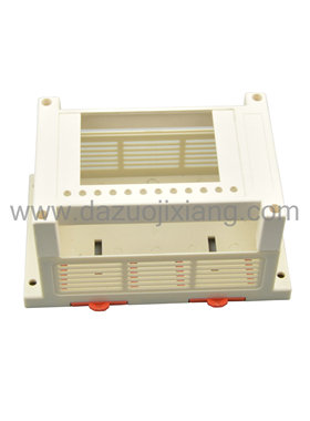 12-12-5 仪表壳体导轨接线外壳PLC工控外壳塑料接线盒145x90x72mm