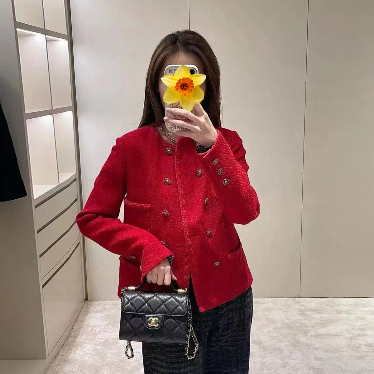 轻奢常规羊毛四口袋短外套百搭