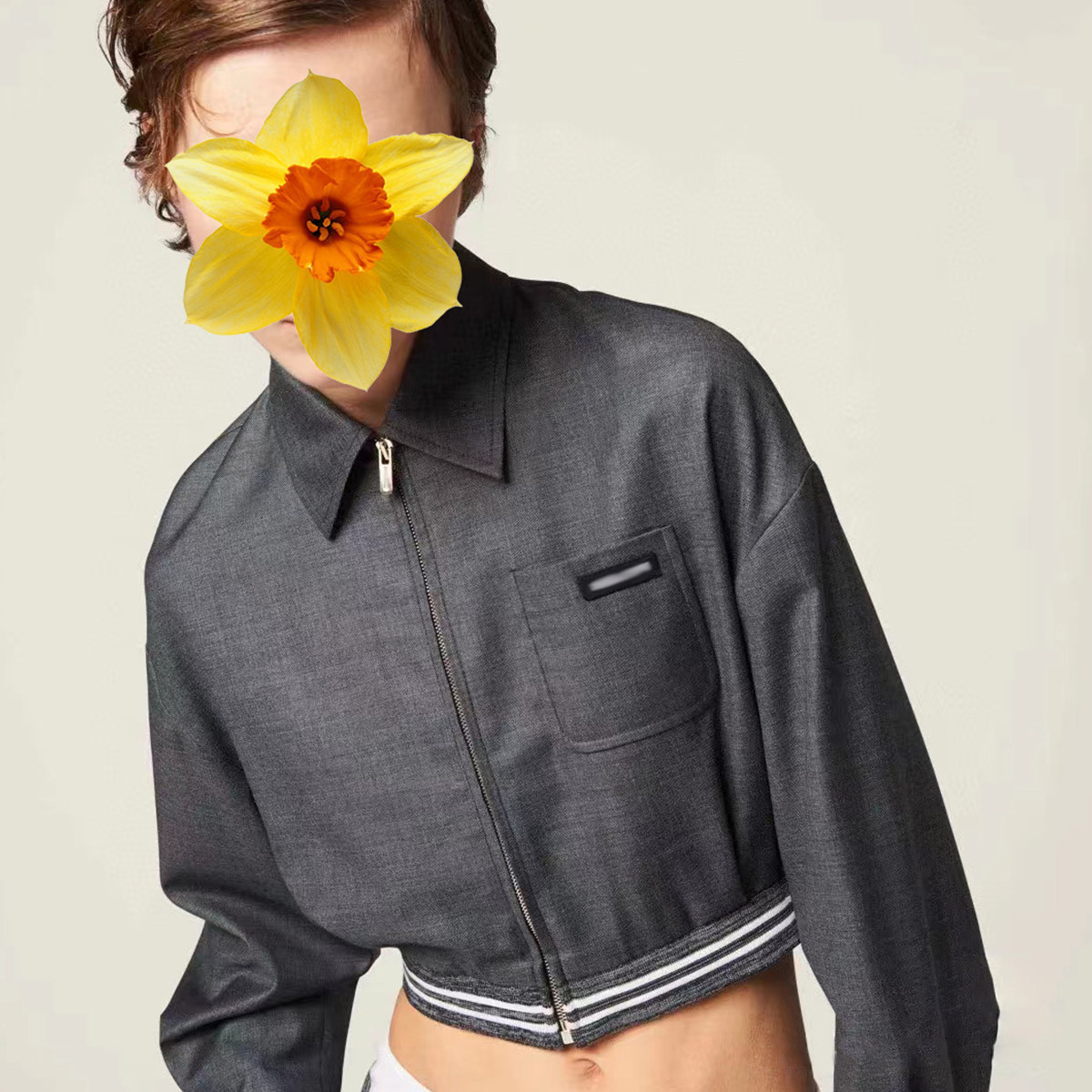 其他羊毛春夏显瘦套装长袖短款