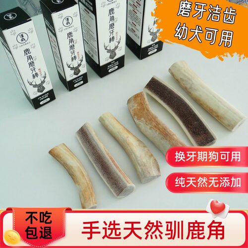 狗狗防拆家鹿角磨牙棒去牙结石