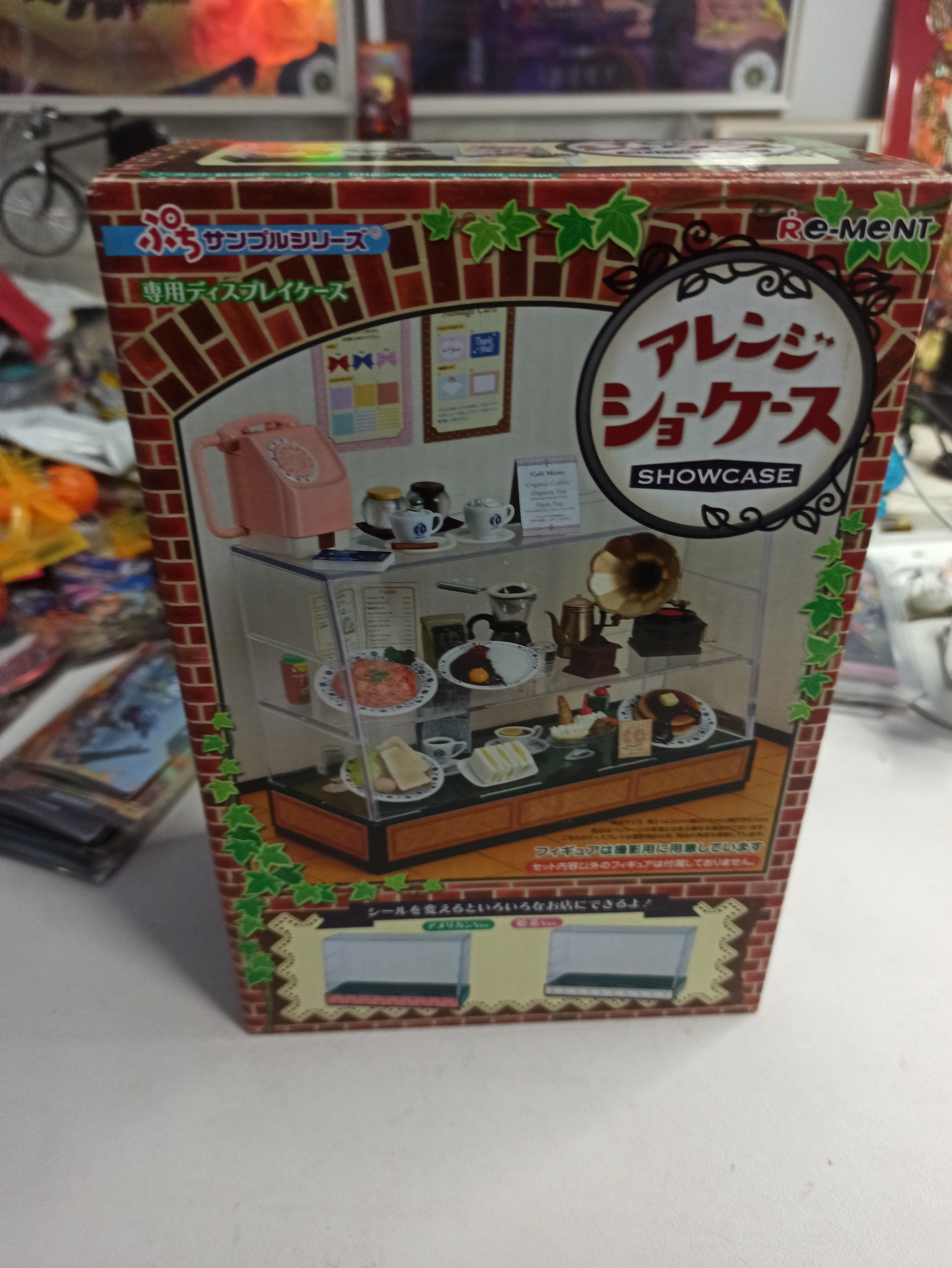 日本rement 食玩 蛋糕柜 食品柜 展示柜正版模型摆件ob11配饰