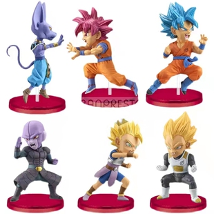 万代眼镜厂WCF龙珠赛亚人之战5盒蛋孙悟空贝吉塔破坏神比鲁斯现货