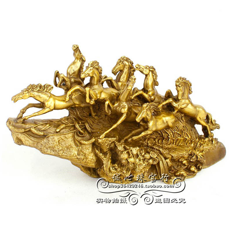 纯铜马 八骏图 万马奔腾摆件马到成功家居装饰工艺品礼品摆设