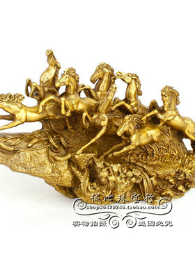 纯铜马 八骏图 万马奔腾摆件马到成功家居装饰工艺品礼品摆设