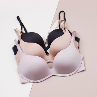 黛安芬专柜正品 1387 性感舒适无钢圈内衣光面无痕上托聚拢文胸11