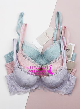 黛安芬蕾丝钢圈收副乳文胸