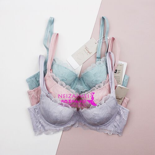 黛安芬蕾丝钢圈收副乳文胸