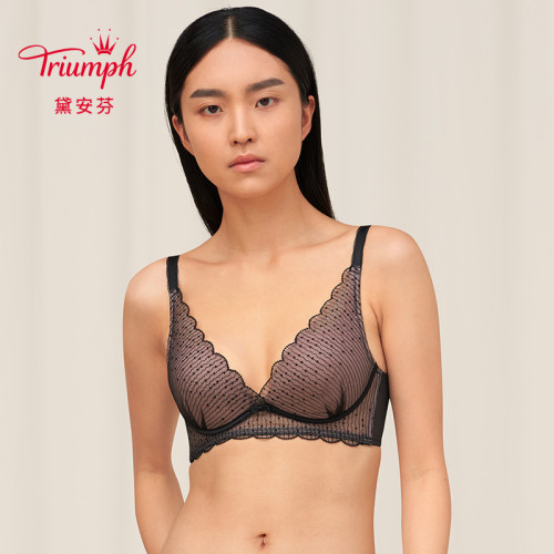 黛安芬新款无钢圈水袋聚拢文胸