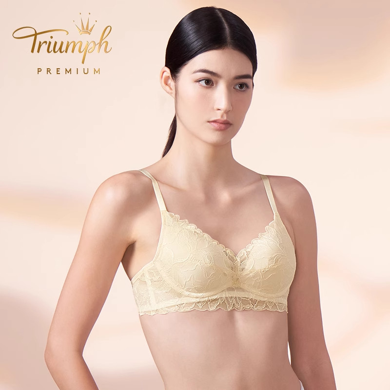 黛安芬专柜高端新款金致木兰软钢圈内衣女小胸聚拢文胸16R8981