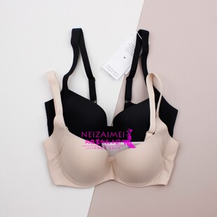 黛安芬无痕文胸女聚拢支撑内衣有钢圈舒适胸罩裸感分区E004457