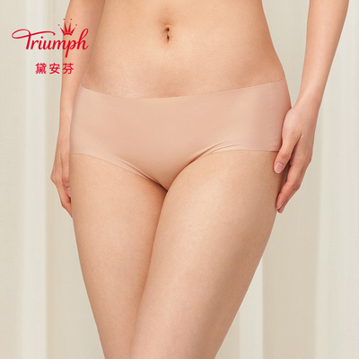 黛安芬光面透气无痕中腰平角内裤