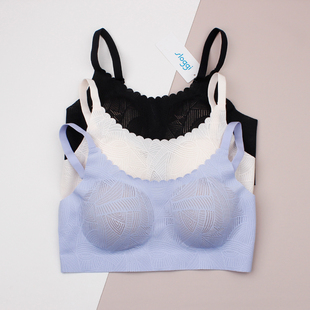 黛安芬旗下sloggi隐力蕾丝内衣女无钢圈U领薄款 1906 舒适文胸11