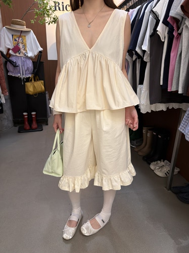 26夏上新韩系甜美可爱风V系剩背心5125#