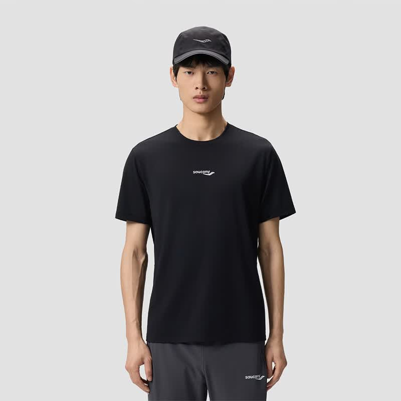 SAUCONY/索康尼短袖针织衫中性款柔软舒适宽松男女短袖官仓直发