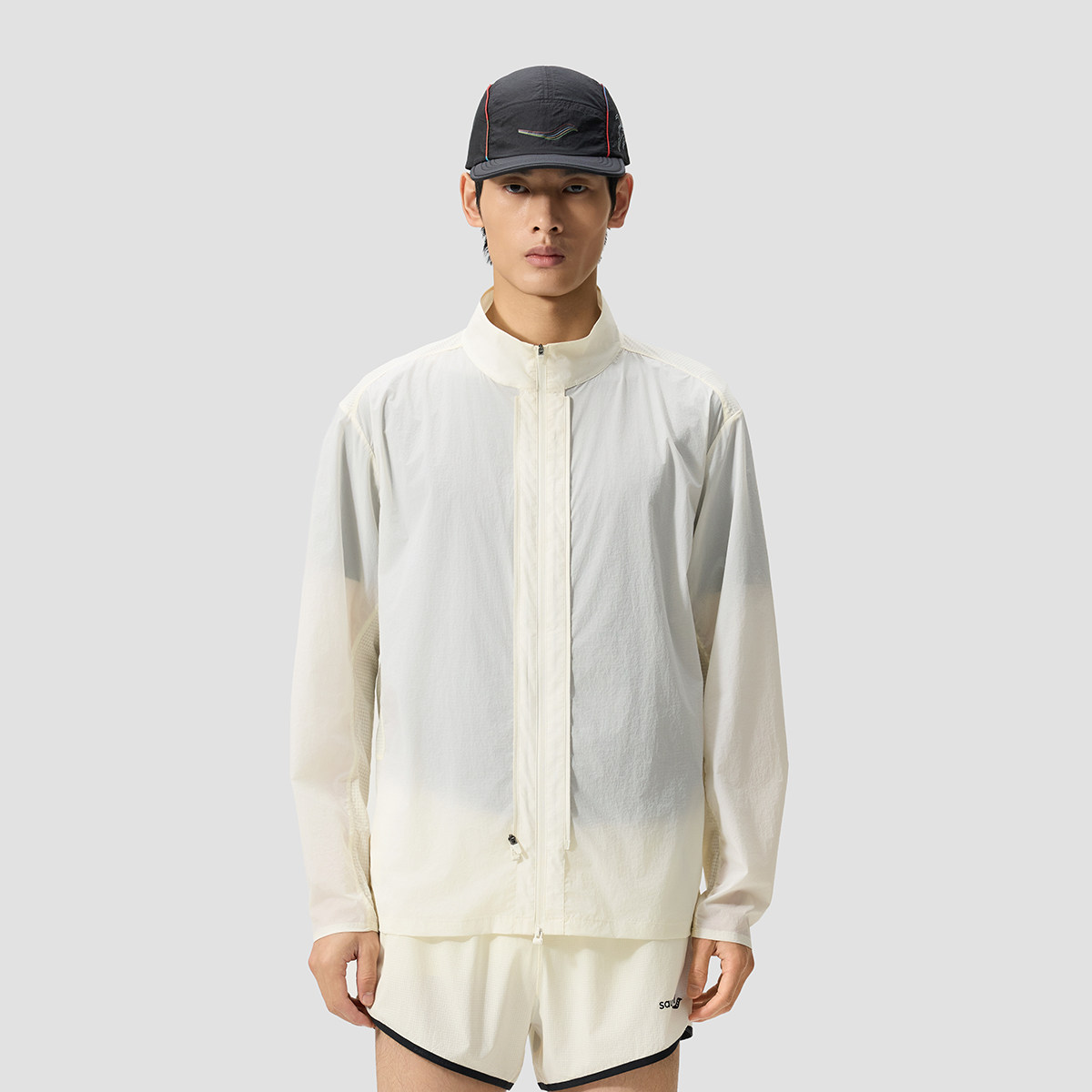 SAUCONY/索康尼男子柔软针织外套跑步训练运动三合一外套官仓直发