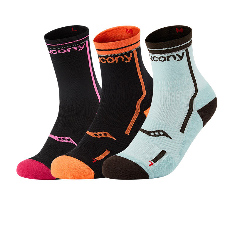 SAUCONY/索康尼男女运动休闲透气吸汗轻便短筒中筒长筒袜官仓直发
