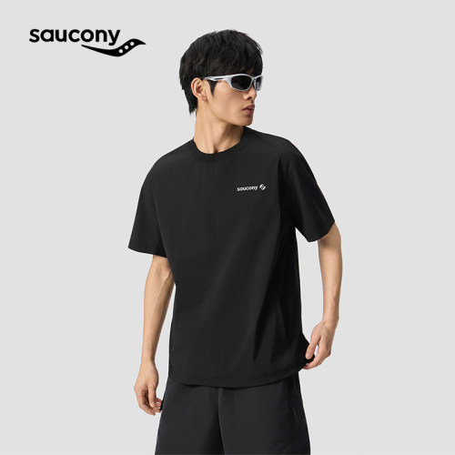 SAUCONY/索康尼T恤中性款柔软亲肤舒适圆领宽松男女短袖官仓直发