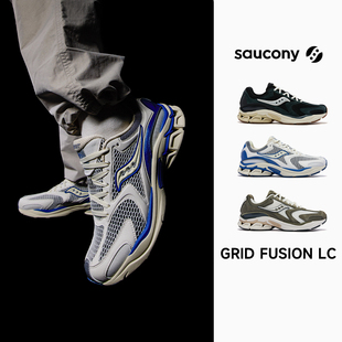 透气耐磨回弹休闲鞋 蛇年限定 FUSION男女复古鞋 Saucony索康尼GRID