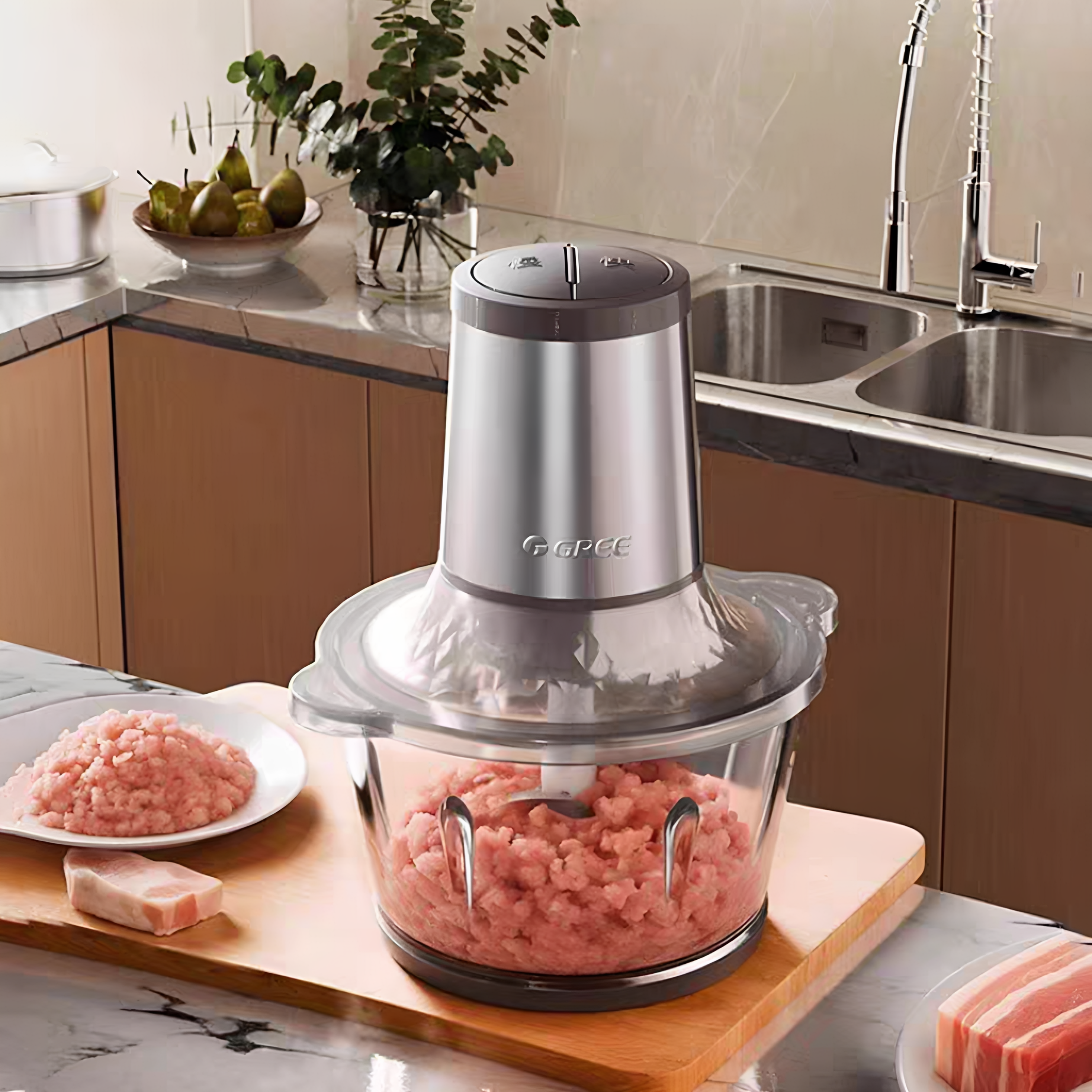 【2025新品】Gree/格力绞肉机家用全自动多功能料理机碎菜绞馅