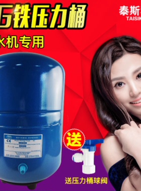 6加仑储水压力罐 6G铁压力桶 纯水机直饮配件 送2分压力桶球阀