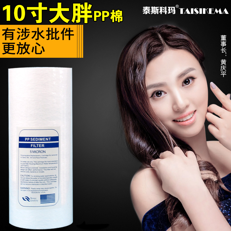 10寸pp棉滤芯 大胖净水器滤芯 10寸大胖过滤壳饮水机PP熔喷过滤芯