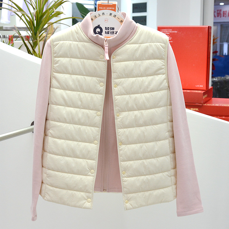桔也正品8851羊毛马甲女士秋马夹