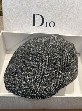 秋冬季加厚帽子女英伦复古小香风鸭舌帽毛呢贝雷帽休闲前进帽潮