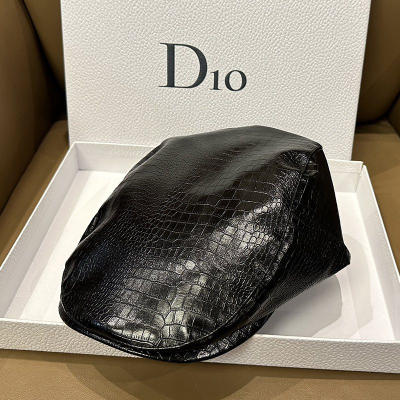 黑色pu皮前进帽百搭复古画家帽时尚气质贝雷帽网红日系皮帽子女,服饰配件/皮带/帽子/围巾,帽子,淘宝优惠券,粉丝福利购,淘宝优惠卷