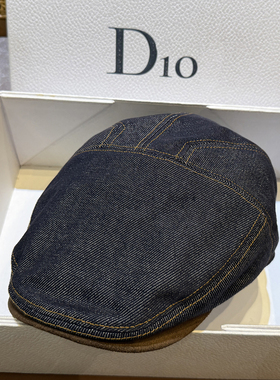 美式复古牛仔前进帽显脸小日本港风复古显脸小休闲鸭舌帽逛街百搭