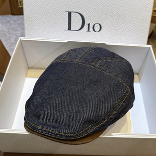 美式 复古牛仔前进帽显脸小日本港风复古显脸小休闲鸭舌帽逛街百搭