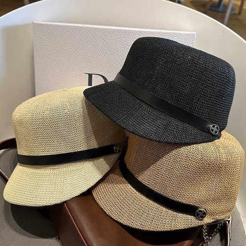 春夏透气马术帽女休闲逛街遮阳鸭舌帽百搭复古报童八角帽出游皮带