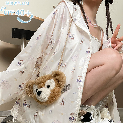 甜美印花防晒衣女夏季防晒服外套