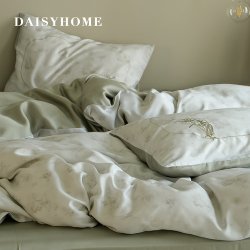 60sLF级兰精天丝国风刺绣四件套