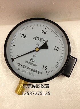 雷尔达电阻远传压力表YTZ-150 0-0.6/1/1.6MPA恒压供水配变频器