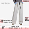 美特斯邦威女士休闲裤春季新款宽松直筒运动松紧腰百搭阔腿裤子