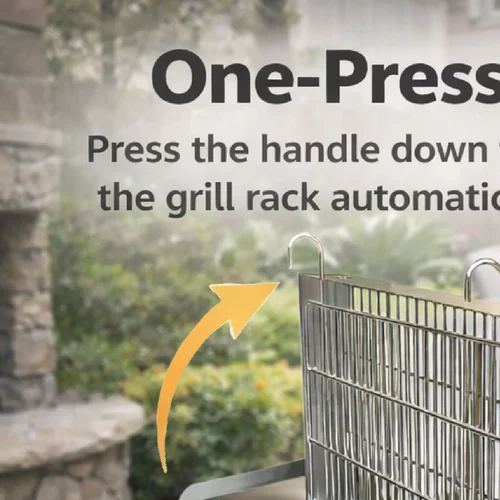 Folding charcoal grill detachable flip BBQ可拆卸式翻转烧烤炉
