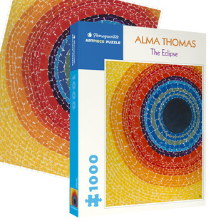 《日食》美国石榴Pomegranate拼图 1000片 抽象画 色彩