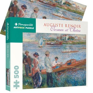 美国石榴Pomegranate拼图 500片 雷诺阿世界名画《夏都的船夫》