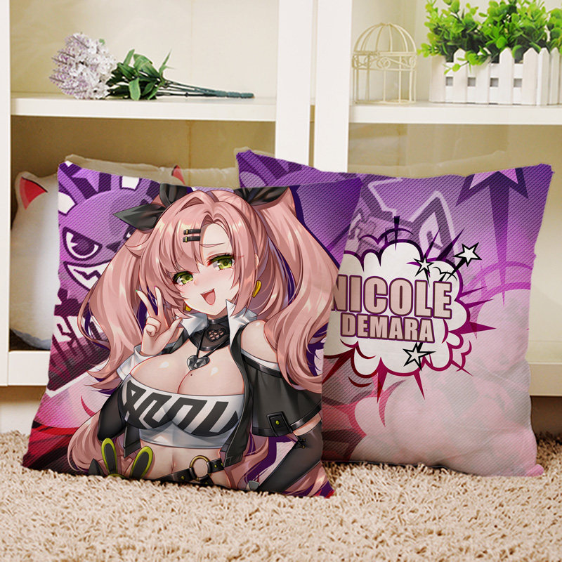绝区零妮可·德玛拉动漫二次元周边可定制双面抱枕抱枕靠枕含芯