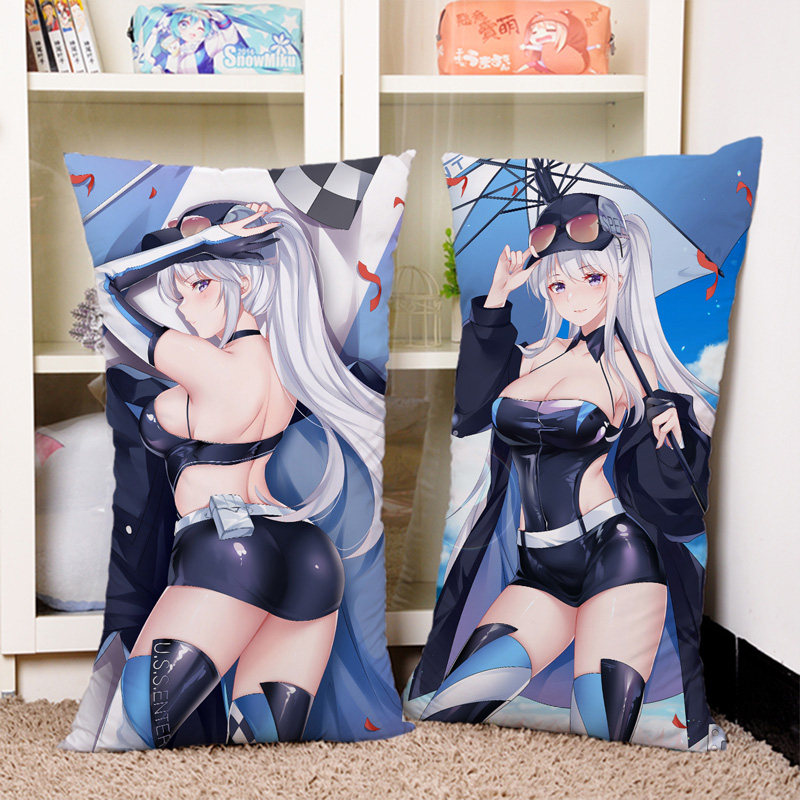 碧蓝航线 企业赛车服 动漫可定制二次元双面半身抱枕长枕周边