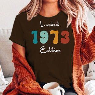 old Edition Limited years 51st birthday 1973 party tshirt