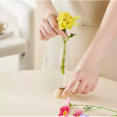 清新绿植水培玻璃花瓶创意透明壁挂件墙面插花绿萝花瓶装饰,家居饰品,桌面摆件,淘宝优惠券,粉丝福利购,淘宝优惠卷