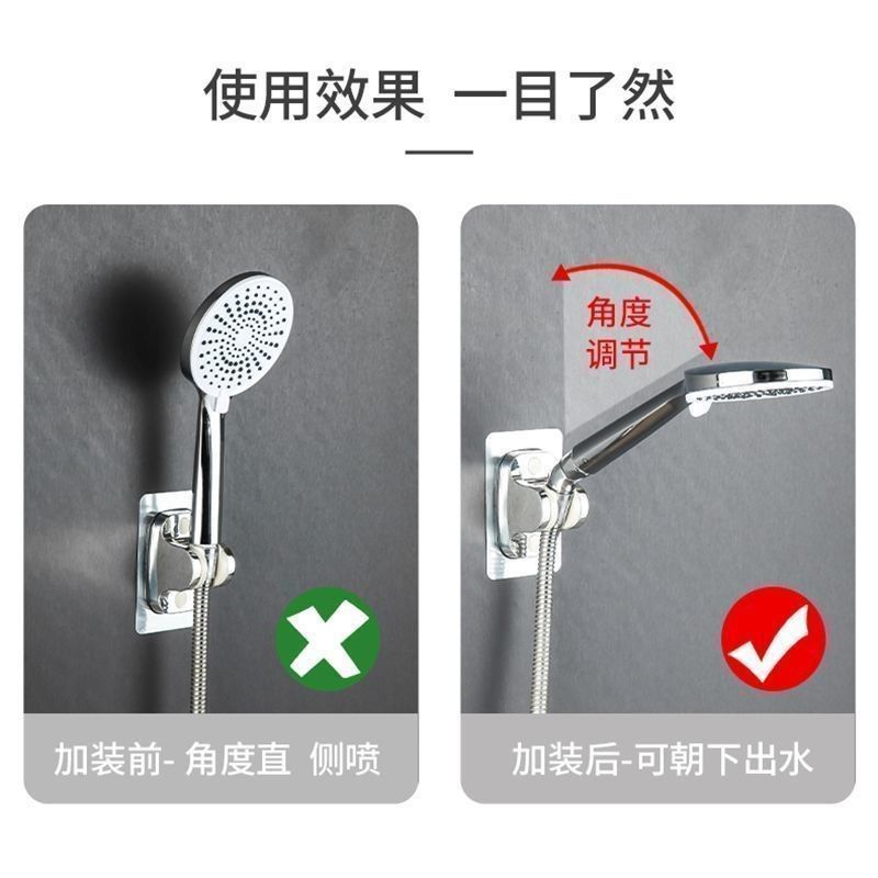淋浴顶喷花洒135度转角弯头活接旋转换拐弯接头手持喷头